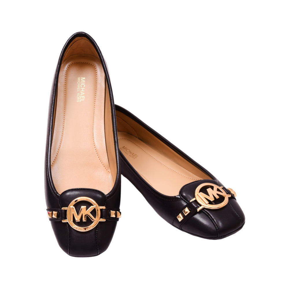 MK FULTON MOC PUMP FAUX LTHR PARAMID 49T8FUFR1L BLACK 9 Default Title - MamasJan Ladies Shoes & Bags