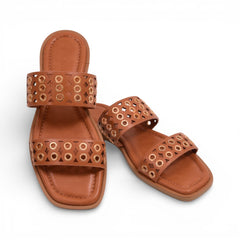STEVE MADDEN ERRAND SLIPPER ERRA01S1 BROWN-MULTI 9 Default Title - MamasJan Ladies Shoes & Bags