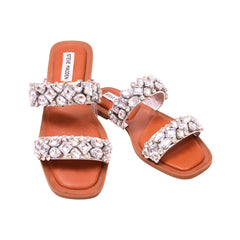 STEVE MADDEN ASTAR SLIPPER ASTA0351 SILVER 7 Default Title - MamasJan Ladies Shoes & Bags