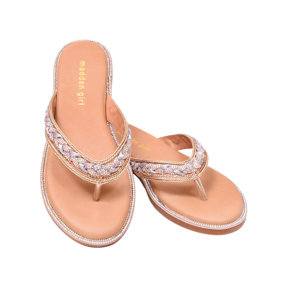 MADDEN GIRL BOBBIN SLIPPER BOBB07S1 LIGHT-BLUE-MULTI 7 Default Title - MamasJan Ladies Shoes & Bags