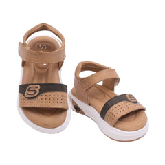 BOYS SANDAL 20-25 BEIGE H010 Default Title - MamasJan KidsWear
