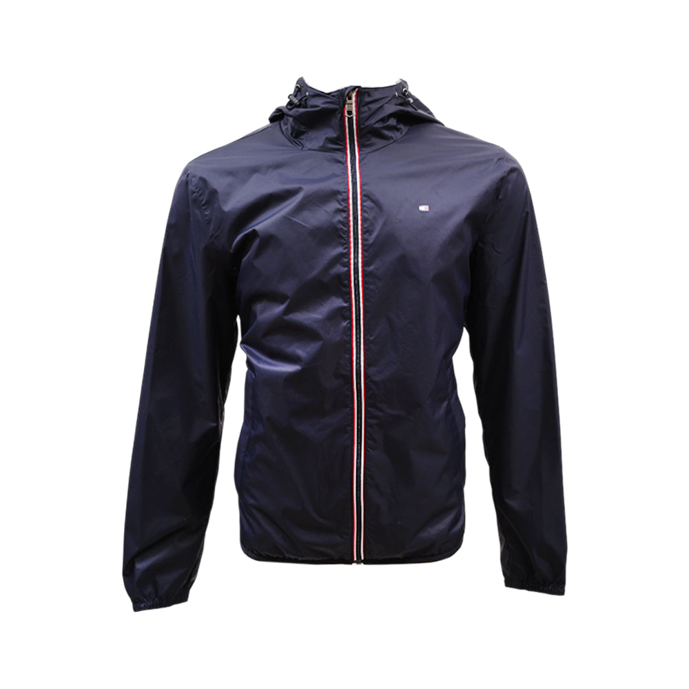 TH MEN L/S RAIN HOODIE 157AN076 NVY S (IRW) (CMSB) Default Title - MamasJan mens wear