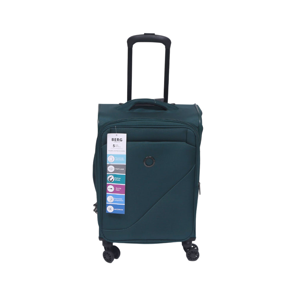 BERG GERMAN TROLLEY CASE DESTINATION GREEN 20 INCH Default Title - MamasJan Luggage