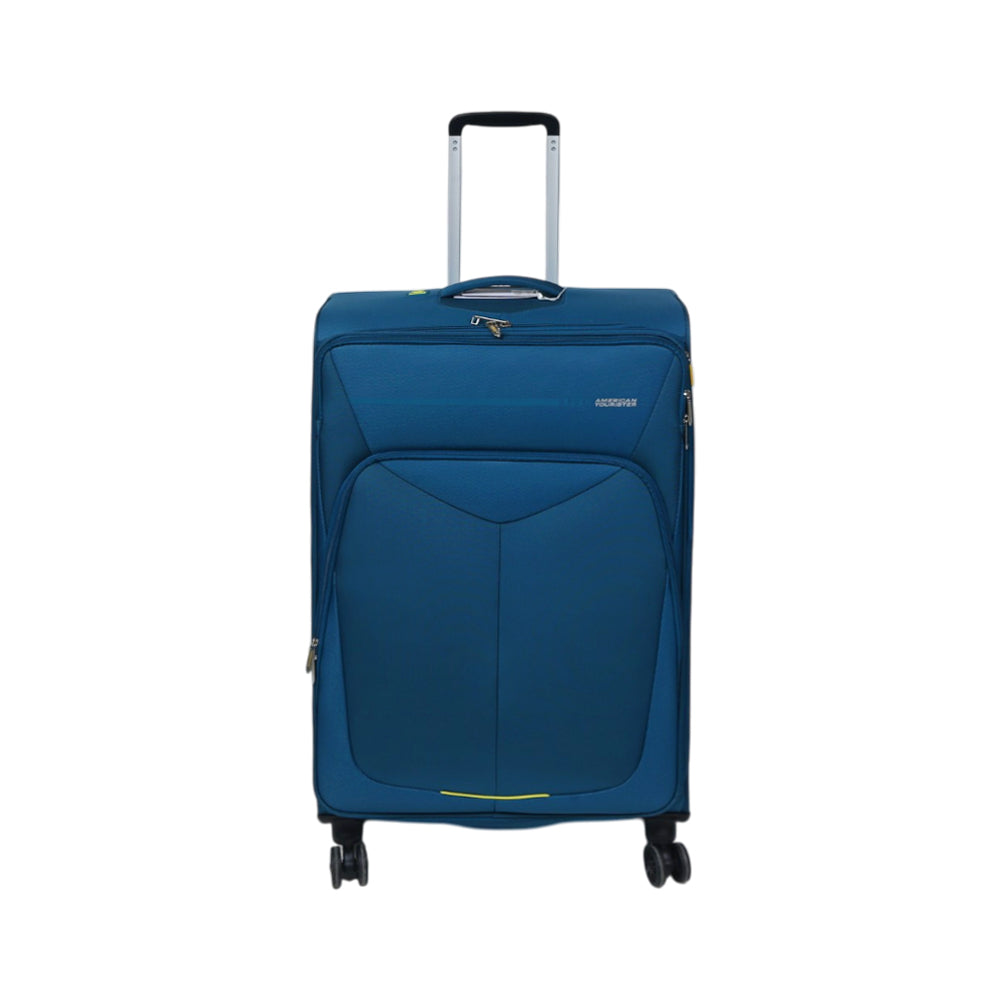 AMERICAN TOURISTER TROLLEY CASE SUMMER FUNK GREEN 28 INCH Default Title - MamasJan Luggage