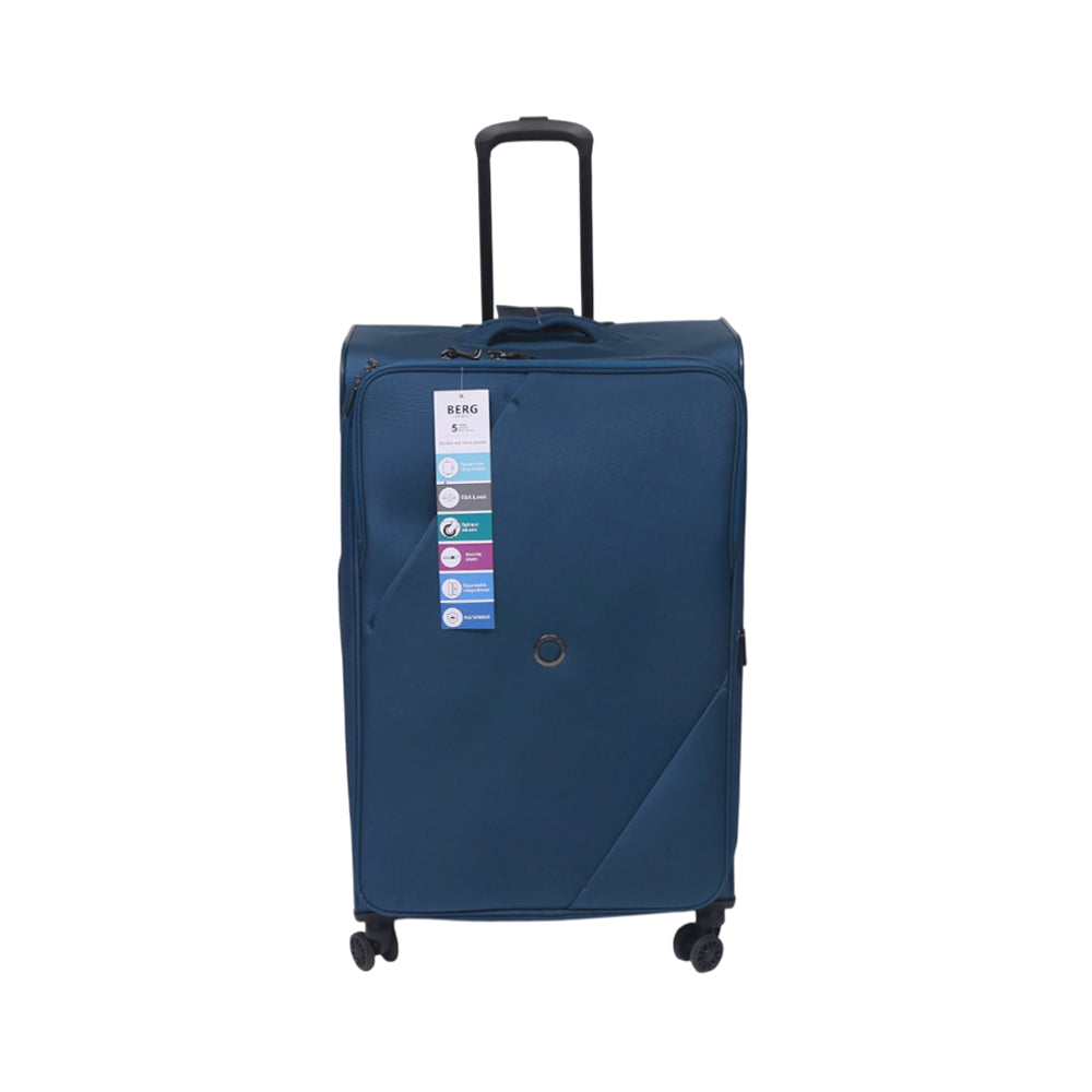 BERG GERMAN TROLLEY CASE MARINGA BLUE 28 INCH Default Title - MamasJan Luggage