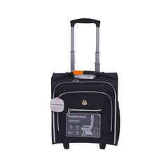 SWISS GEAR TROLLEY CASE CHECK LITE CREW BAG PLUS BLACK 16 IN Default Title - MamasJan Luggage