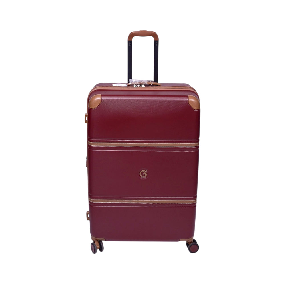 GOBY TROLLY CASE AGATE RED 24 INCH Default Title - MamasJan Luggage