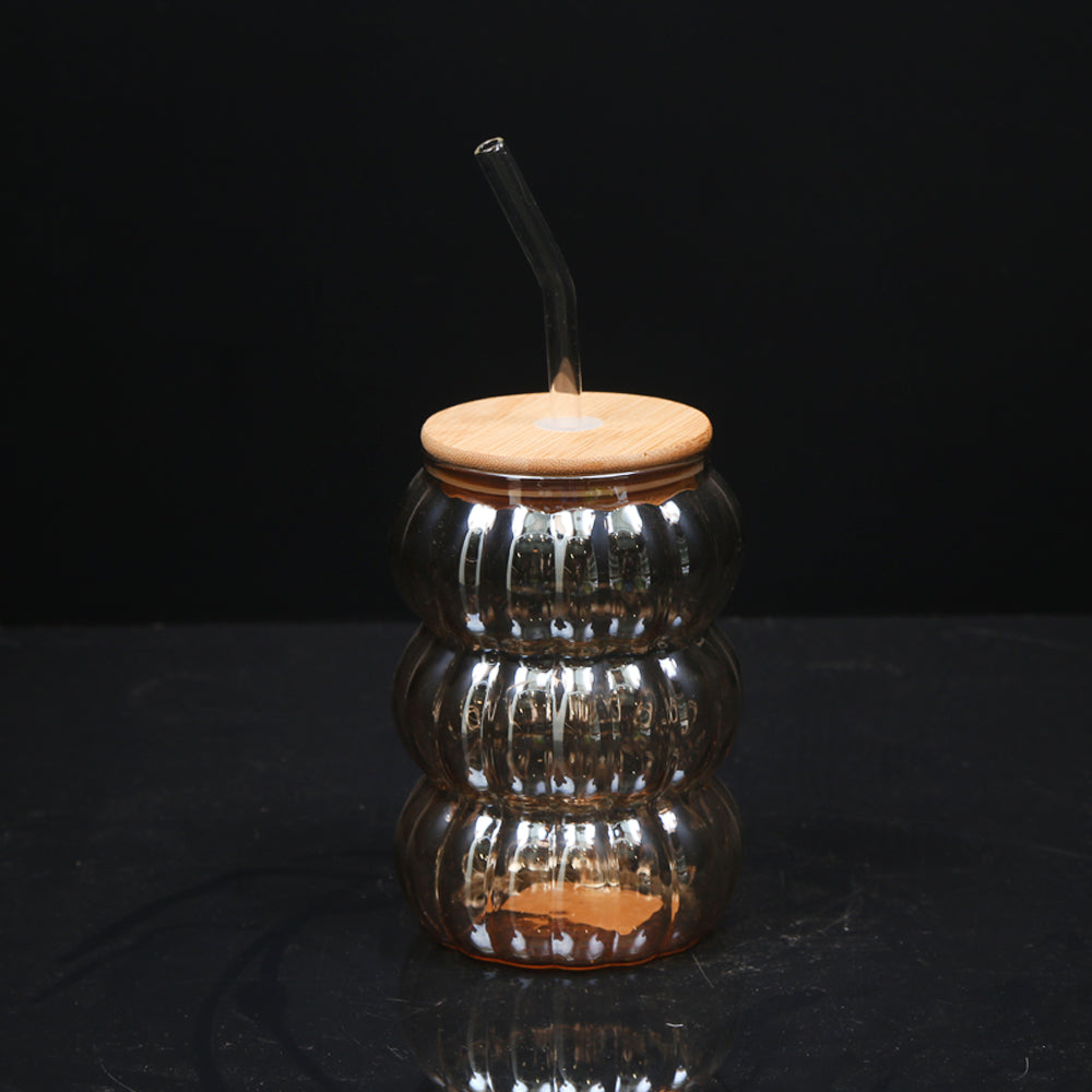 MUG WITH STRAW DELI SOGA 82-2 Default Title - MamasJan Crockery