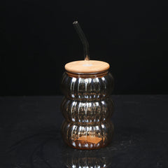 MUG WITH STRAW DELI SOGA 82-2 Default Title - MamasJan Crockery