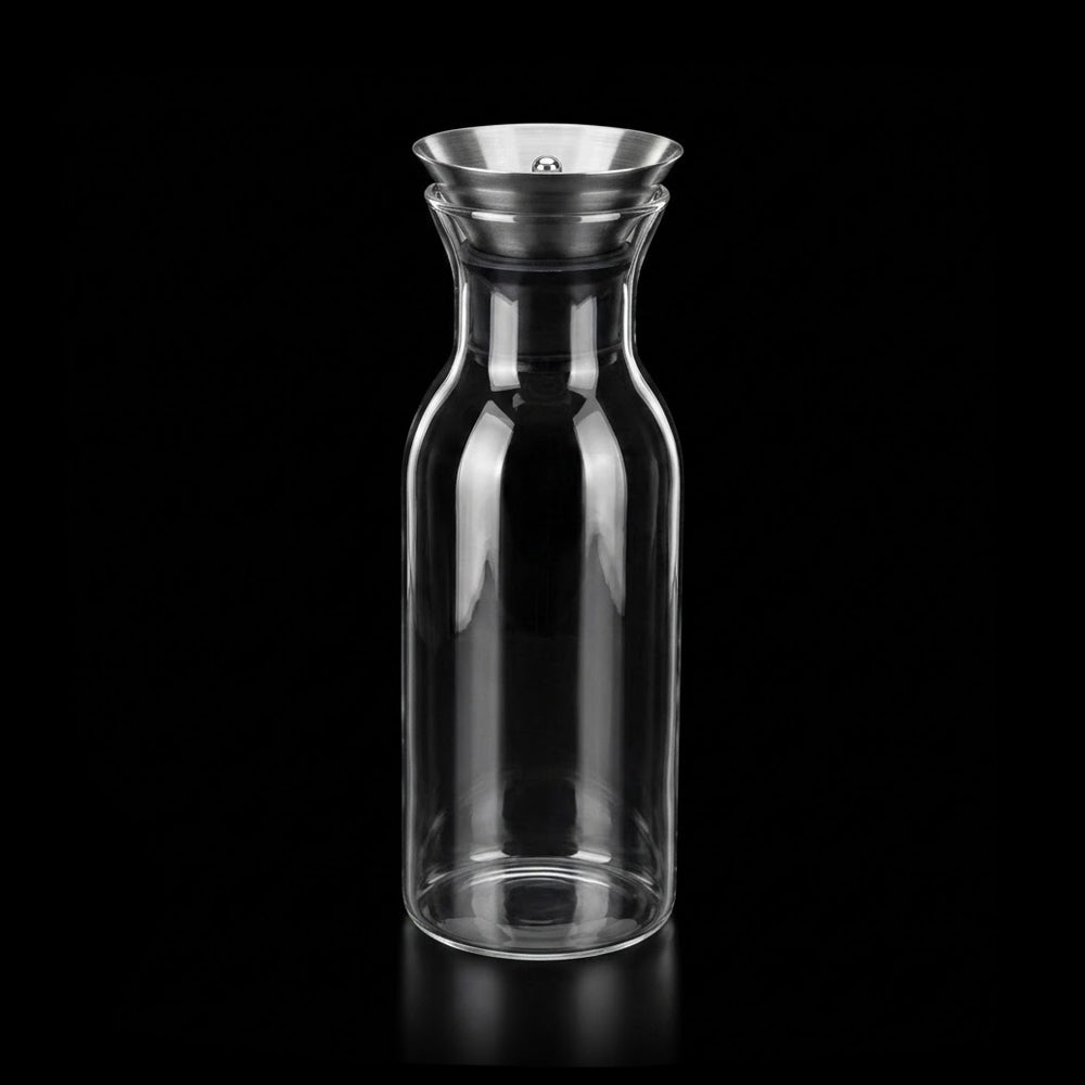 WATER BOTTLE GLASS 91-7 Default Title - MamasJan Crockery