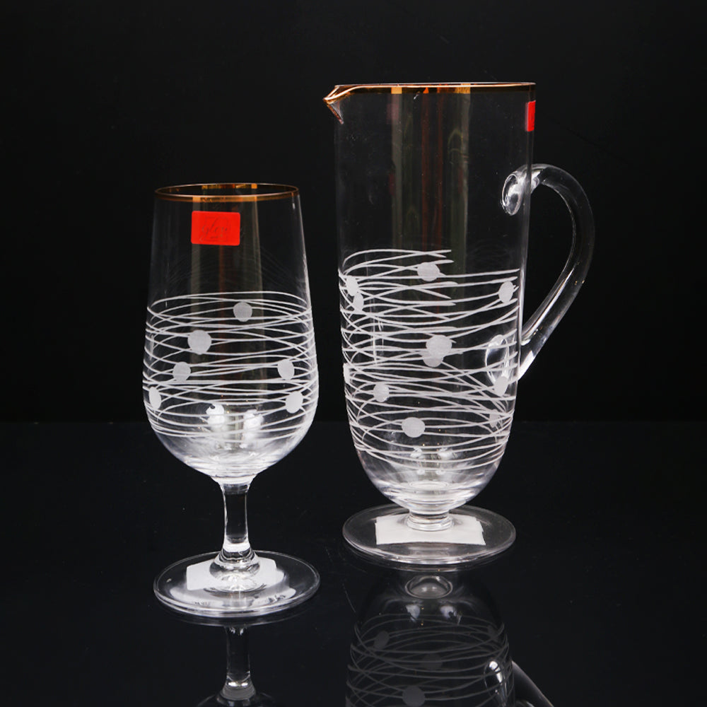 WATER SET 7PC GLOW MAX YW8402G Default Title - MamasJan Crockery