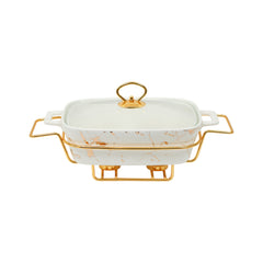 DONGA RECTANGULAR MORE & MORE CX2420 WHITE Default Title - MamasJan Crockery