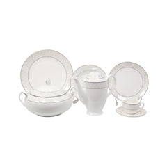 DINNER SET 93PC BONE CHINA AZDS045 ET Default Title - MamasJan Crockery