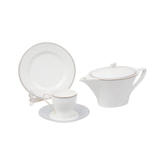 TEA SET 24PC HANKOOK FINE BONE CHINA KOREA D Default Title - MamasJan Crockery