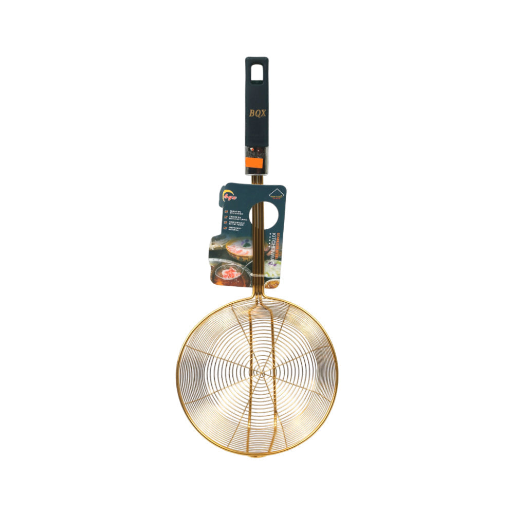 FRY STRAINER DEEP 18 CM GOLDEN LY34095 ZIK Default Title - MamasJan Crockery