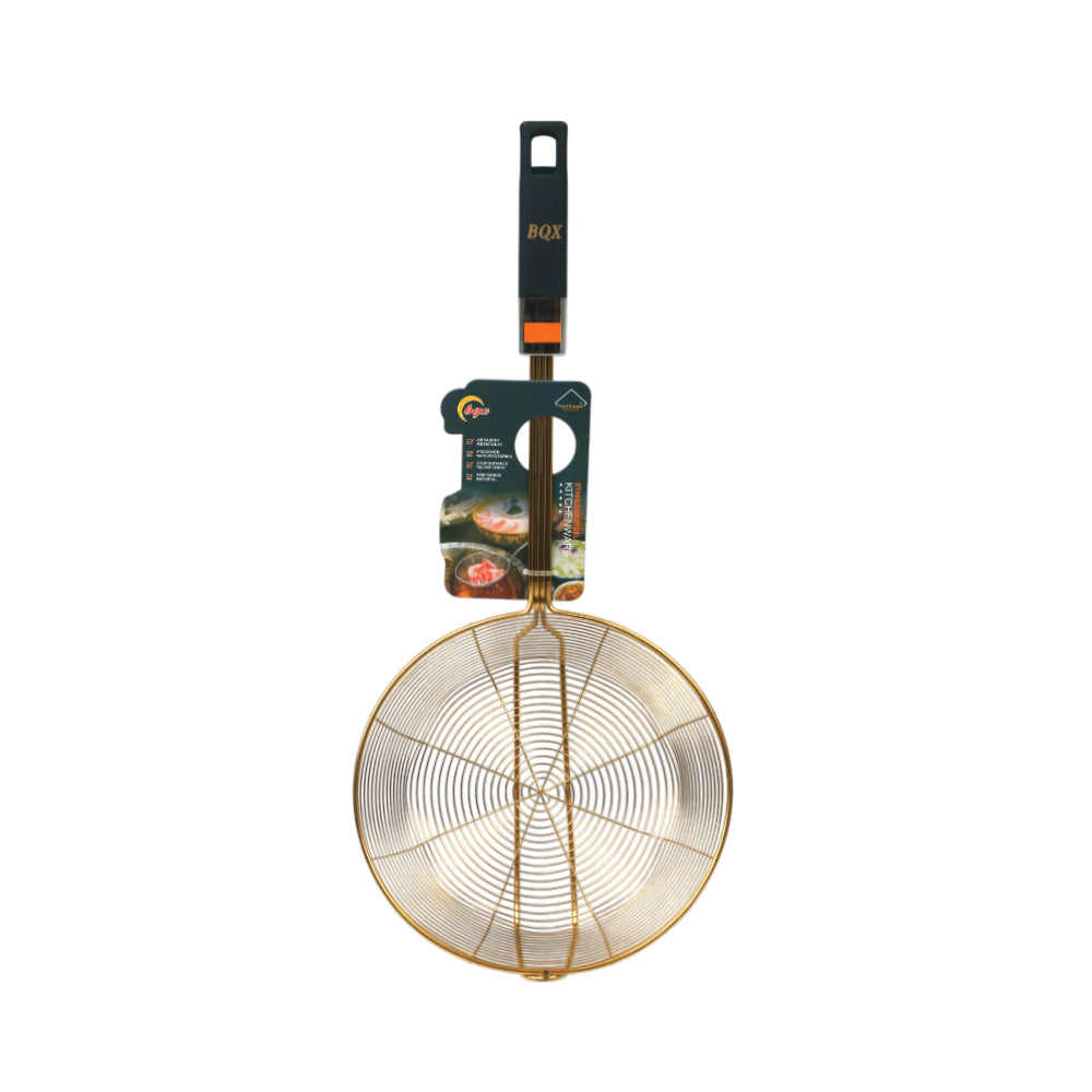 FRY STRAINER DEEP 20 CM GOLDEN LY34096 ZIK Default Title - MamasJan Crockery