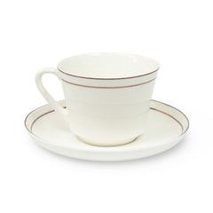 CUP & SAUCER BONE CHINA GGK-SH136-Pack of 6 Default Title - MamasJan Crockery