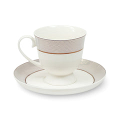 CUP & SAUCER BONE CHINA HS007 TMC (Pack of 6) Default Title - MamasJan Crockery