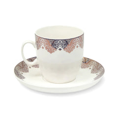 CUP & SAUCER BONE CHINA YB001 TMC (Pack of 6) Default Title - MamasJan Crockery