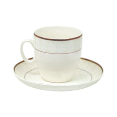 CUP & SAUCER BONE CHINA YB015 TMC (Pack of 6) Default Title - MamasJan Crockery