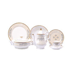 DINNER SET 61PC BONE CHINA EN331 KC Default Title - MamasJan Crockery