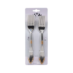 TABLE FORK ROYAL BISTRO IR GOLDEN/SILVER 2010 Default Title - MamasJan Crockery