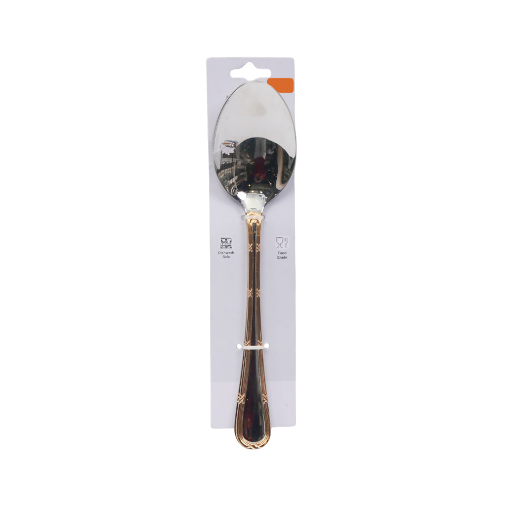 SPOON SERVING ROYAL BISTRO IR GOLDEN/SILVER 2014 Default Title - MamasJan Crockery