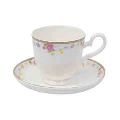 CUP & SAUCER BONE CHINA SH156/03212 (Pack of 6) Default Title - MamasJan Crockery