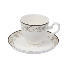 CUP & SAUCER BONE CHINA SH156/01793 (Pack of 6) Default Title - MamasJan Crockery