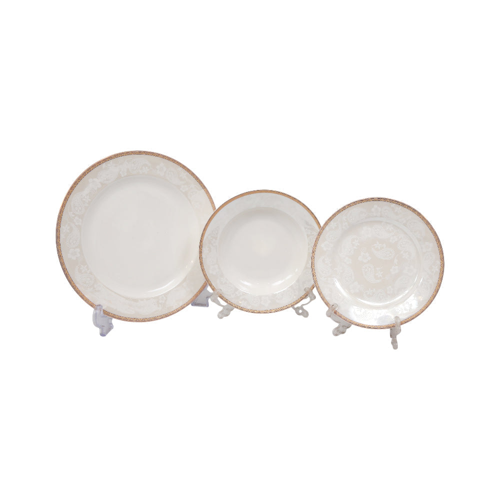 PLATE SET 18PC BONE CHINA 006 KC Default Title - MamasJan Crockery