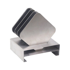 COASTER SET 5PC STEEL IR B7988 Default Title - MamasJan Crockery