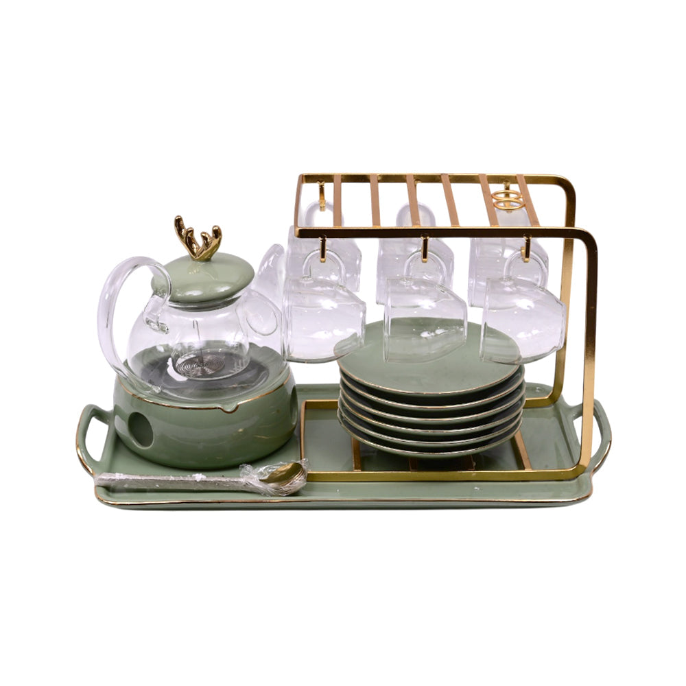 COFFEE SET 17PC CERAMIC 7874-2 HFE Default Title - MamasJan Crockery