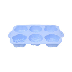 MUFFIN PAN 6 CUPS SILICONE IR YH1237/E22-24 Default Title - MamasJan Crockery
