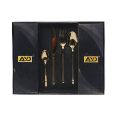 CUTLERY SET 24PC AYD G002TF-24 Default Title - MamasJan Crockery
