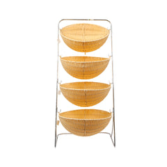 KITCHEN TROLLEY 4 TIRE S082-4 AH Default Title - MamasJan Crockery