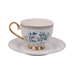 CUP & SAUCER SET 6PC MORE & MORE DS24G073 Default Title - MamasJan Crockery