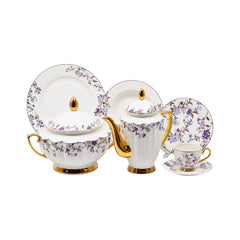 DINNER SET 65PC MORE & MORE DS24E006 Default Title - MamasJan Crockery