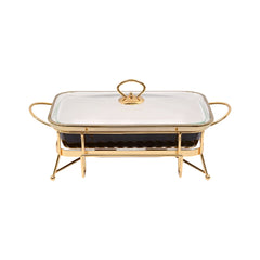 DONGA RECTANGULAR MORE & MORE CX3270C-RN BLACK Default Title - MamasJan Crockery