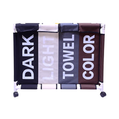 LAUNDARY BASKET FOLDING IR 970-5 Default Title - MamasJan Crokcery