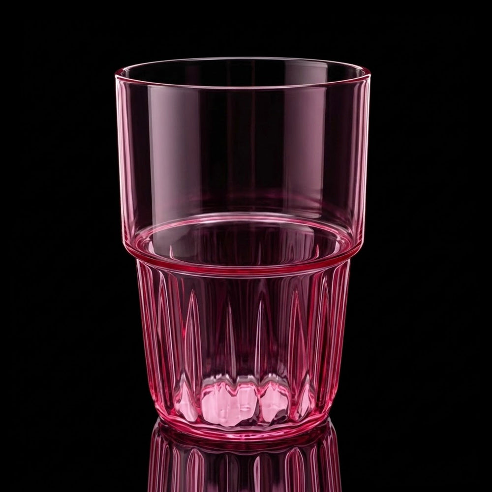 GLASS ACRYLIC PREMIUM KJ43 PURPLE (Pack of 6) Default Title - MamasJan Crockery