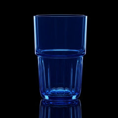 GLASS ACRYLIC PREMIUM KJ43 BLUE (Pack of 6) Default Title - MamasJan Crockery