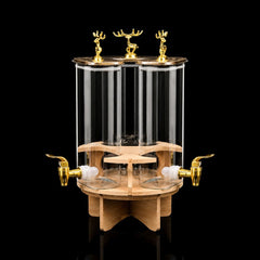 WATER COOLER SET 3PC BOROSILICATE REVOLVING Q5522-3 Default Title - MamasJan Crockery