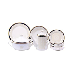 DINNER SET 61PC BONE CHINA TY346 KC Default Title - MamasJan Crockery