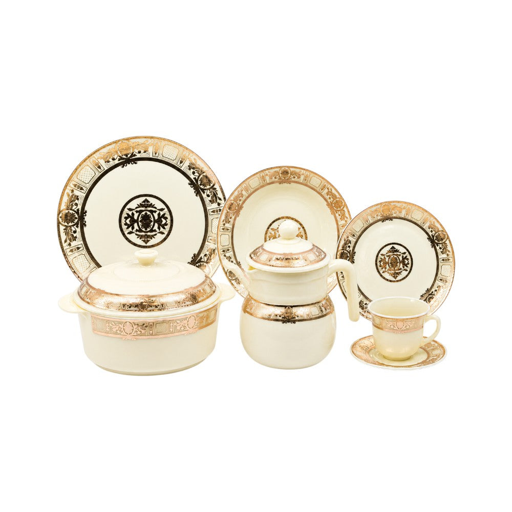 DINNER SET 72PC MARBEL HZDW4605 KF Default Title - MamasJan Crockery