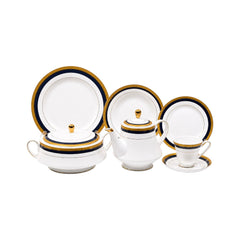 DINNER SET 61PC SUPER BONE JH003 APK Default Title - MamasJan Crockery
