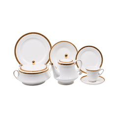 DINNER SET 61PC SUPER BONE JH005 APK Default Title - MamasJan Crockery