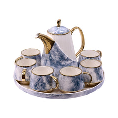 COFFEE SET 9PC CERAMIC TS010 MS Default Title - MamasJan Crockery