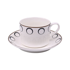 CUP SAUCER BONE CHINA SH053B 03643 RC-Pack of 6 Default Title - MamasJan Crockery