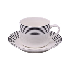 CUP SAUCER BONE CHINA SH053B 03205 RC-Pack of 6 Default Title - MamasJan Crockery