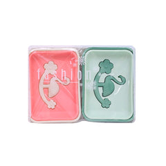 SOAP DISH 2PC IR 6121-113 Default Title - MamasJan Household